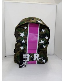 ZAINO AMERICANO BRIXTON MILITARE/ROSA