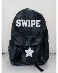 ZAINO AMERICANO SWIPE MIMETICO GRIGIO