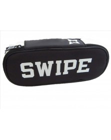 ASTUCCIO BAULETTO SWIPE BIANCO/NERO