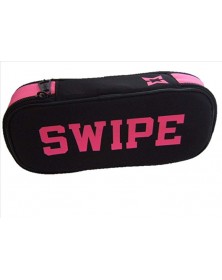 ASTUCCIO BAULETTO SWIPE ROSA/NERO