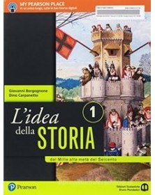 lidea-della-storia-1--atlante-geopolitico--lezioni-di-cittadinanza-e-costi-dal-mille-alla-met-vol