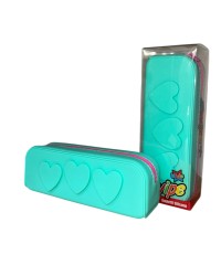 astuccio-in-silicone-con-cuori-in-rilievo-verde-tiffany