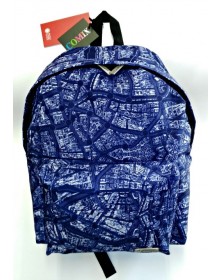 ZAINO AMERICANO COMIX ALL OVER BLUE