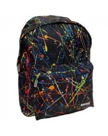 ZAINO AMERICANO COMIX ALL OVER MACCHIE NERO
