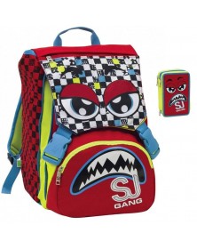 SCHOOLPACK BOY SEVEN ROSSO