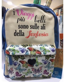 ZAINO MINIPÀ PANDORINE "I VIAGGI PIÙ ...."