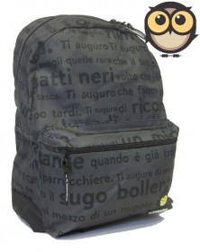 ZAINO AMERICANO ALL OVER IO TI MALEDICO NERO