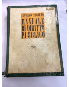 MANUALE DI DIRITTO PUBBLICO  A. TESAURO ED. SCIENTIFICHE ITALIANE ANN.1973