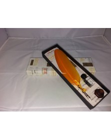 PENNINO  CLASSICO CON PIUMA GIALLA   CONF : 26.5 X 8 CM