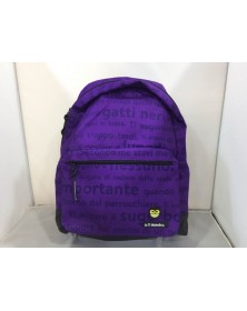 ZAINO AMERICANO ALL OVER IO TI MALEDICO VIOLA