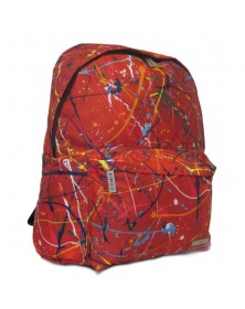 ZAINO AMERICANO COMIX ALL OVER ROSSO