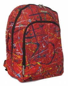 ZAINO ORGANIZZATO COMIX ALL OVER ROSSO