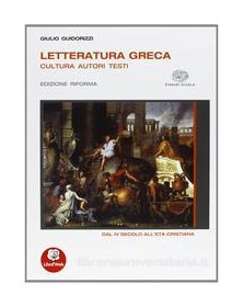 LETTERATURA GRECA CULTURA AUTORI TESTI 3